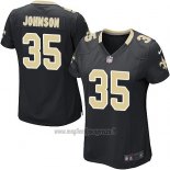 Maglia NFL Game Donna New Orleans Saints Johnson Nero