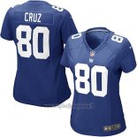 Maglia NFL Game Donna New York Giants Cruz Blu