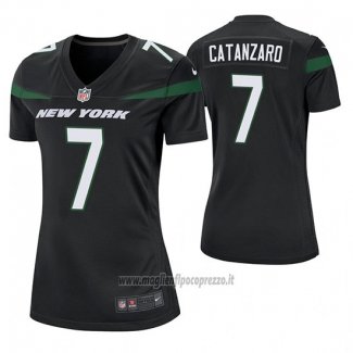 Maglia NFL Game Donna New York Jets Chandler Catanzaro Nero