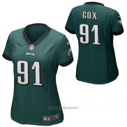 Maglia NFL Game Donna Philadelphia Eagles Fletcher Cox Verde