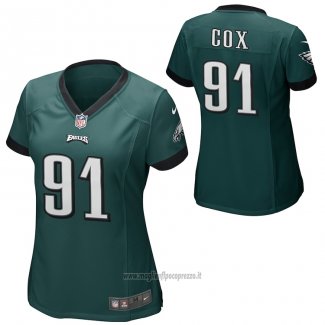 Maglia NFL Game Donna Philadelphia Eagles Fletcher Cox Verde