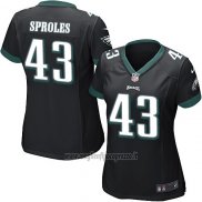 Maglia NFL Game Donna Philadelphia Eagles Sproles Nero