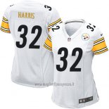 Maglia NFL Game Donna Pittsburgh Steelers Harris Bianco