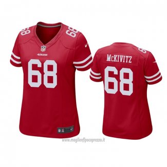 Maglia NFL Game Donna San Francisco 49ers Colton Mckivitz Rosso
