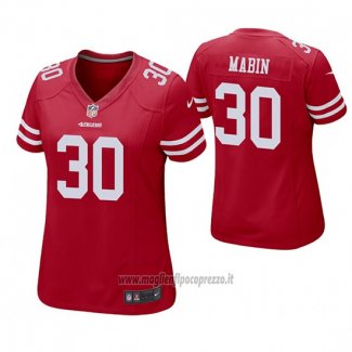 Maglia NFL Game Donna San Francisco 49ers Greg Mabin Rosso