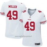 Maglia NFL Game Donna San Francisco 49ers Miller Bianco