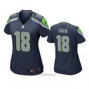 Maglia NFL Game Donna Seattle Seahawks Freddie Swain Blu