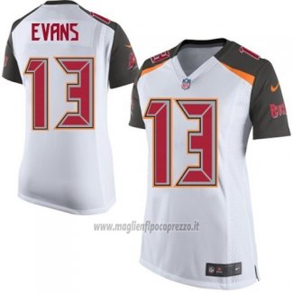 Maglia NFL Game Donna Tampa Bay Buccaneers Evans Bianco