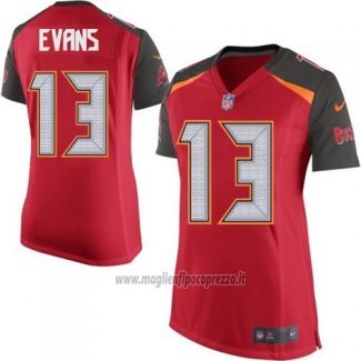 Maglia NFL Game Donna Tampa Bay Buccaneers Evans Rosso