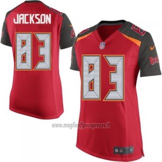 Maglia NFL Game Donna Tampa Bay Buccaneers Jackson Rosso