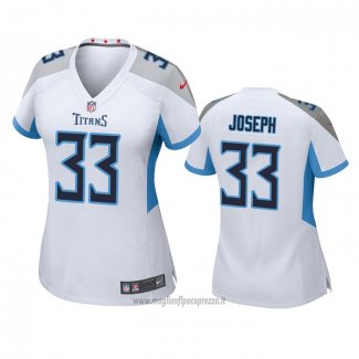 Maglia NFL Game Donna Tennessee Titans Johnathan Joseph Bianco
