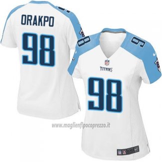 Maglia NFL Game Donna Tennessee Titans Orakpo Bianco