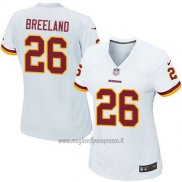 Maglia NFL Game Donna Washington Commanders Breeland Bianco