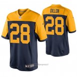 Maglia NFL Game Green Bay Packers 28 Aj Dillon 2020 Alternato Blu