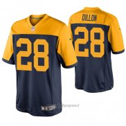Maglia NFL Game Green Bay Packers 28 Aj Dillon 2020 Alternato Blu