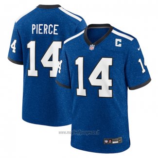 Maglia NFL Game Indianapolis Colts Alec Pierce Indiana Nights Alternato Blu