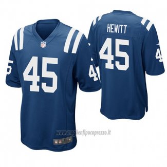 Maglia NFL Game Indianapolis Colts Ryan Hewitt Blu