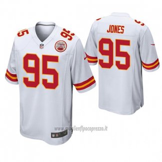 Maglia NFL Game Kansas City Chiefs Chris Jones Bianco