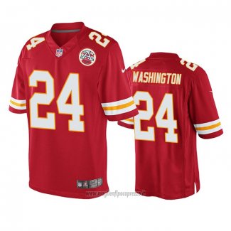 Maglia NFL Game Kansas City Chiefs Deandre Washington Rosso