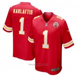 Maglia NFL Game Kansas City Chiefs George Karlaftis 2022 NFL Draft Pick Rosso
