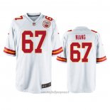 Maglia NFL Game Kansas City Chiefs Lucas Niang Bianco