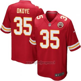 Maglia NFL Game Kansas City Chiefs Okoye Rosso