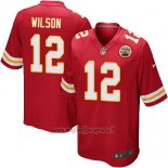 Maglia NFL Game Kansas City Chiefs Wilson Rosso