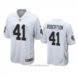 Maglia NFL Game Las Vegas Raiders Amik Robertson Bianco