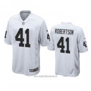 Maglia NFL Game Las Vegas Raiders Amik Robertson Bianco