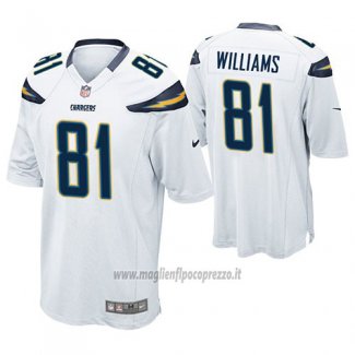 Maglia NFL Game Los Angeles Chargers Mike Williams Bianco