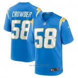 Maglia NFL Game Los Angeles Chargers Tae Crowder Blu