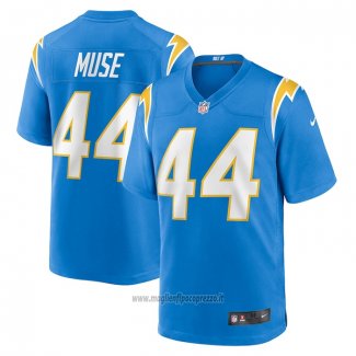 Maglia NFL Game Los Angeles Chargers Tanner Muse Blu