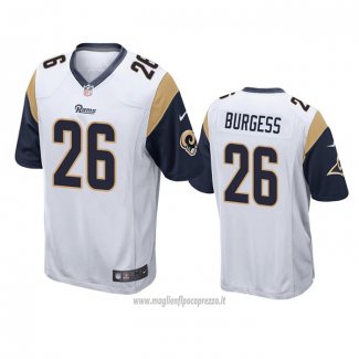 Maglia NFL Game Los Angeles Rams Terrell Burgess Bianco