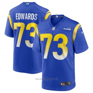 Maglia NFL Game Los Angeles Rams David Edwards Blu