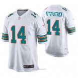 Maglia NFL Game Miami Dolphins Ryan Fitzpatrick Bianco Throwback