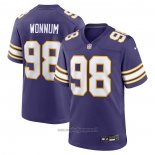 Maglia NFL Game Minnesota Vikings D.j. Wonnum Classic Viola