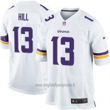 Maglia NFL Game Minnesota Vikings Hill Bianco