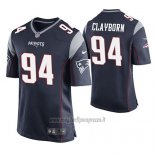 Maglia NFL Game New England Patriots Adrian Clayborn Blu