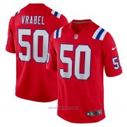 Maglia NFL Game New England Patriots Mike Vrabel Retired Alternato Rosso