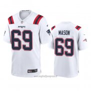 Maglia NFL Game New England Patriots Shaq Mason 2020 Bianco