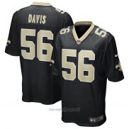 Maglia NFL Game New Orleans Saints DeMario Davis Nero