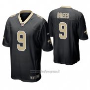 Maglia NFL Game New Orleans Saints Drew Brees Nero