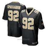 Maglia NFL Game New Orleans Saints Tanoh Kpassagnon 92 Nero