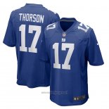 Maglia NFL Game New York Giants Clayton Thorson Blu