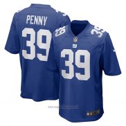 Maglia NFL Game New York Giants Elijhaa Penny Blu