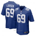 Maglia NFL Game New York Giants Ted Larsen Blu