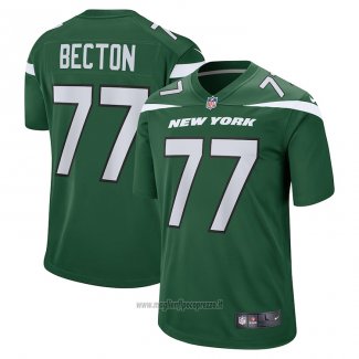 Maglia NFL Game New York Jets Mekhi Becton Verde