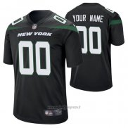 Maglia NFL Game New York Jets Personalizzate Game Nero