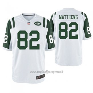 Maglia NFL Game New York Jets Rishard Matthews Bianco