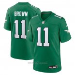 Maglia NFL Game Philadelphia Eagles A.J. Brown Super Bowl Lvii Patch Atmosphere Fashion Grigio